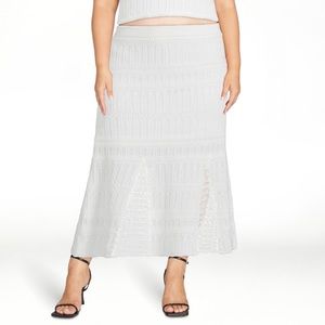 SCOOP NWT! Crochet midi skirt